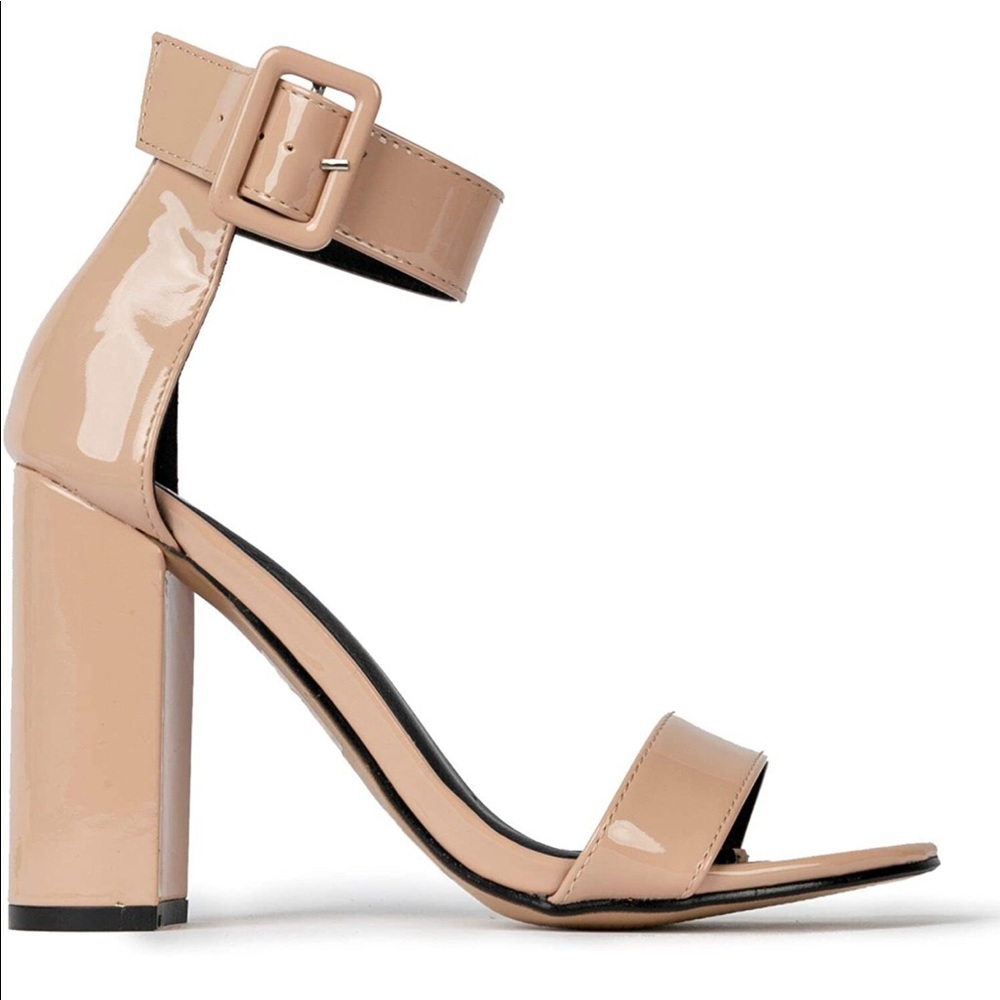 J. Adams Ankle Strap Open Toe High Heel - Trinity